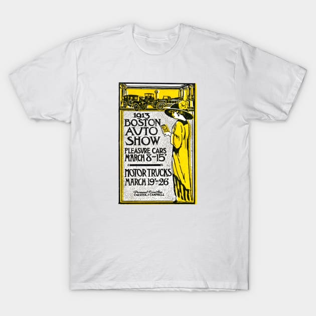 1913 Boston Automotive Show T-Shirt by historicimage